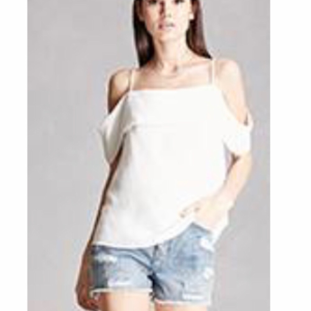 💚NWT Forever 21 Off the Shoulder Top Size L